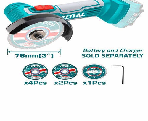 20 volt 3-inch charging rocket without batteries, with filament and disc from Total