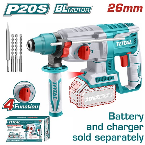 Hummer charging 20 volts without battery and charger 26 mm - 2 joules from Total