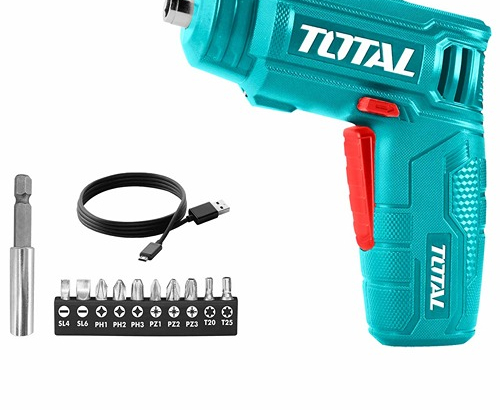 Total rechargeable screwdriver
