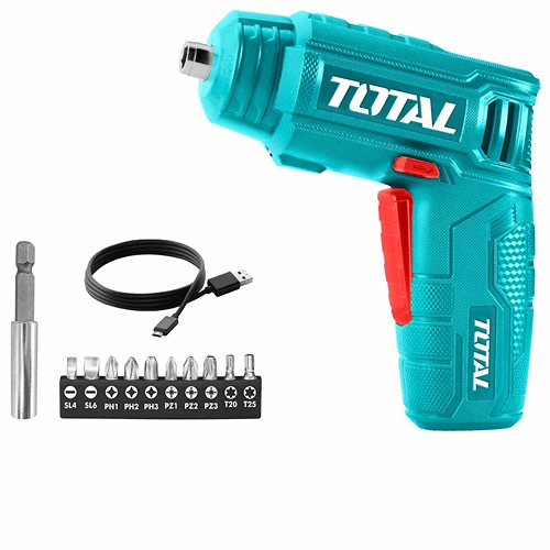 Total rechargeable screwdriver