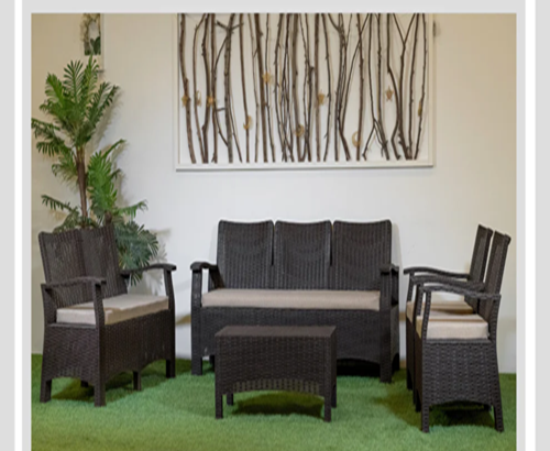 Rattan set (7 seats)