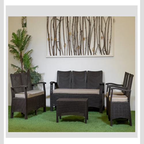 Rattan set (7 seats)