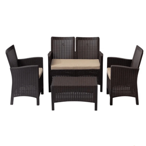 Rattan set (4 seats)