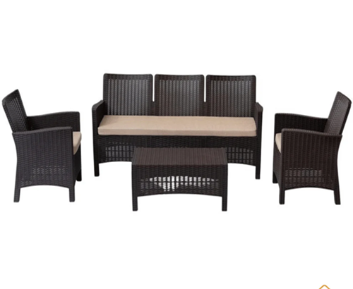 Rattan set (5 seats)