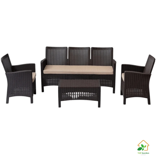 Rattan set (5 seats)