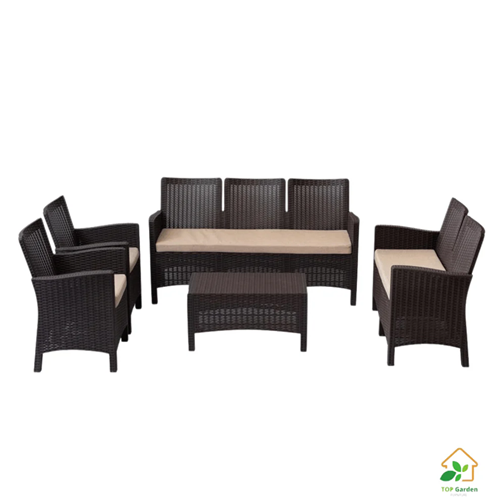 Rattan set (7 seats)