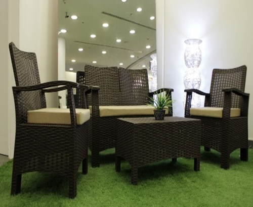 Rattan set (4 seats)