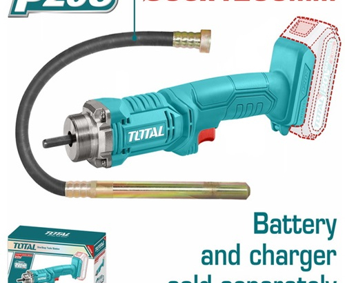 Concrete shaker with two 2 amp batteries and a charger from Total