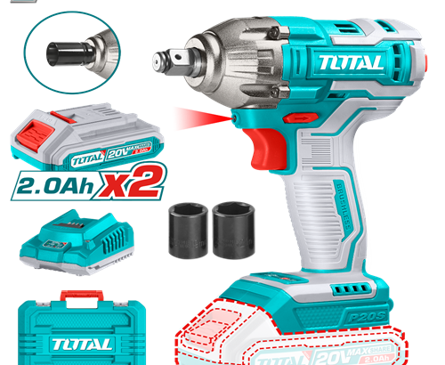 Drill box, charging 1/2 inch, 20 volts, 300 Newtons, with 2 batteries and a charger