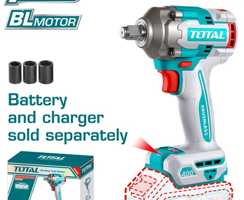 Drill boxes, 20 volts, 400 Newtons, without batteries, from Total