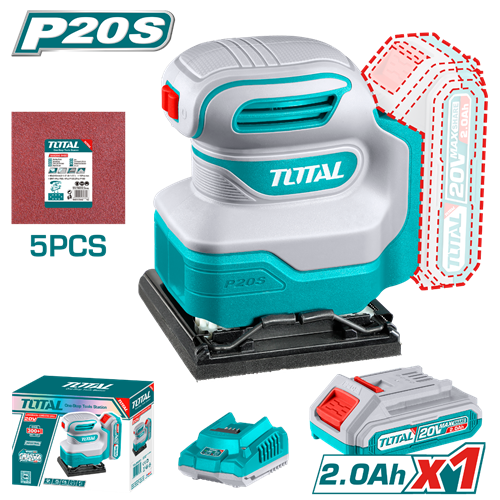 20 volt excavator with battery and charger from Total
